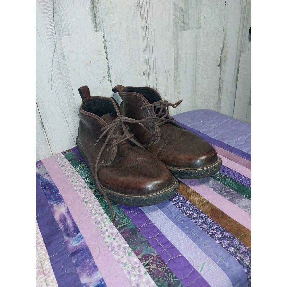Abeo Boyd Chukka Boot Ankle Dark Brown Laces Mens Size 12 M